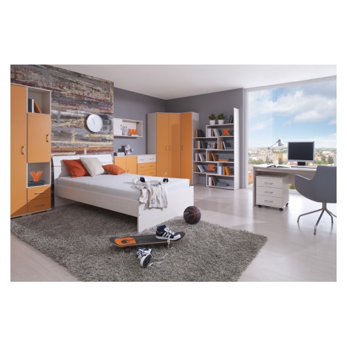 Funky | Funky - provedení woodline creme/oranžová