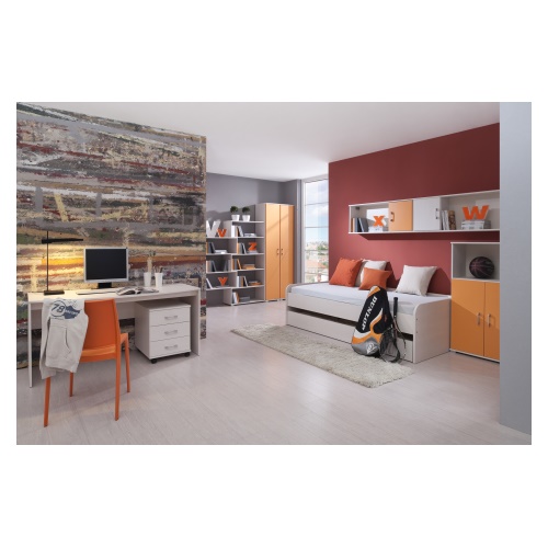 Funky | Funky - provedení woodline creme/oranžová
