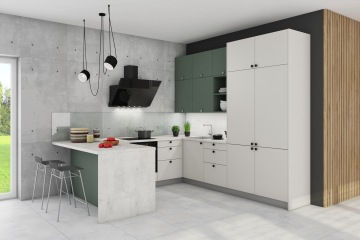 Barevné provedení: Zelená verde + Světle šedá